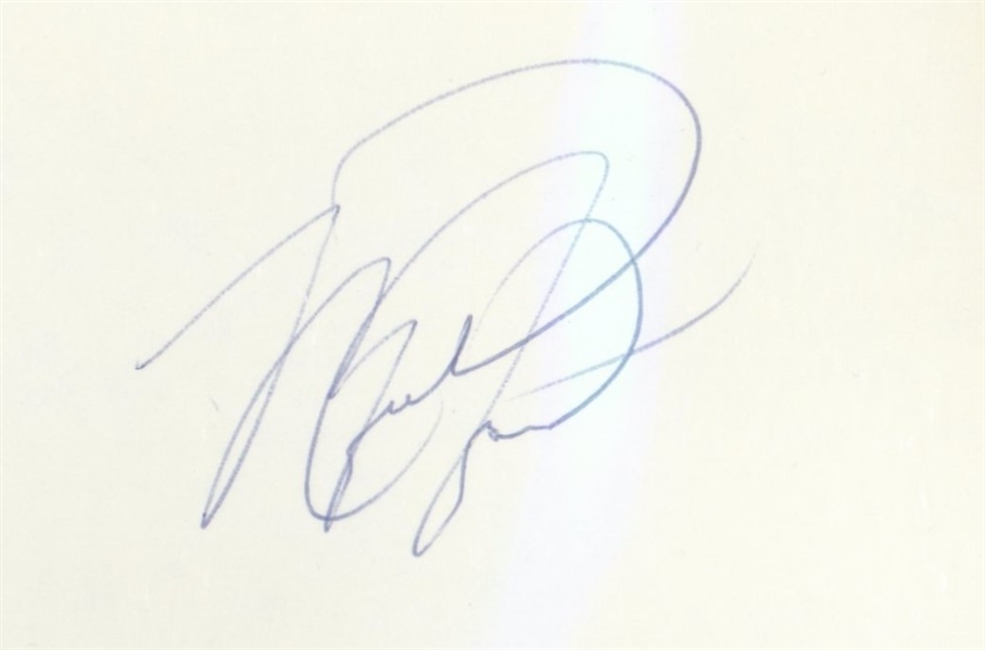 Michael Jordan Signed 5 x 6 Index Card with Early Autograph! (Beckett/BAS Encapsulated)