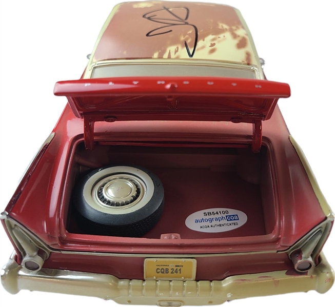 John Carpenter Autographed Christine 1958 Plymouth Fury 1:18 Die-Cast Car (ACOA)