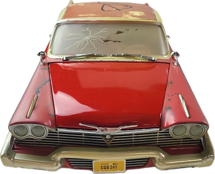 John Carpenter Autographed Christine 1958 Plymouth Fury 1:18 Die-Cast Car (ACOA)