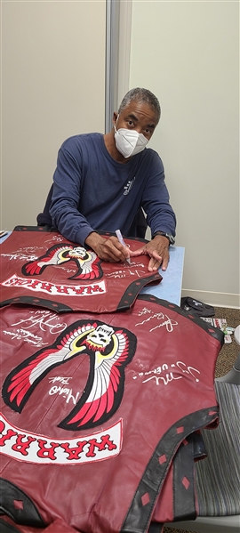 The Warriors Cast Autographed Leather Vest (ACOA)