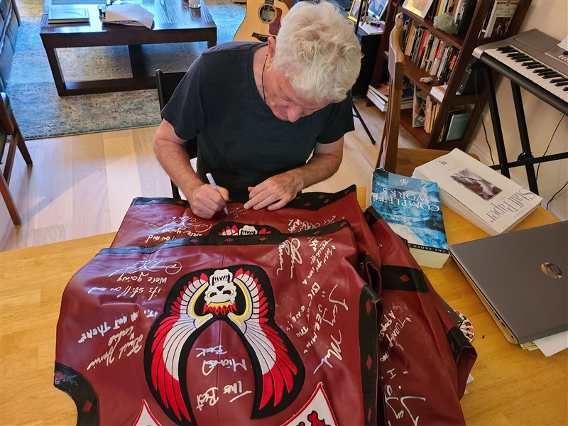 The Warriors Cast Autographed Leather Vest (ACOA)
