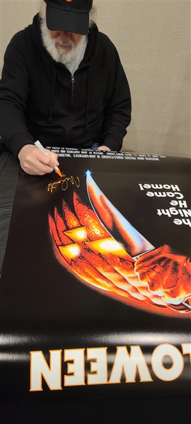 Nick Castle Autographed 24 x 36 Halloween Poster (ACOA)