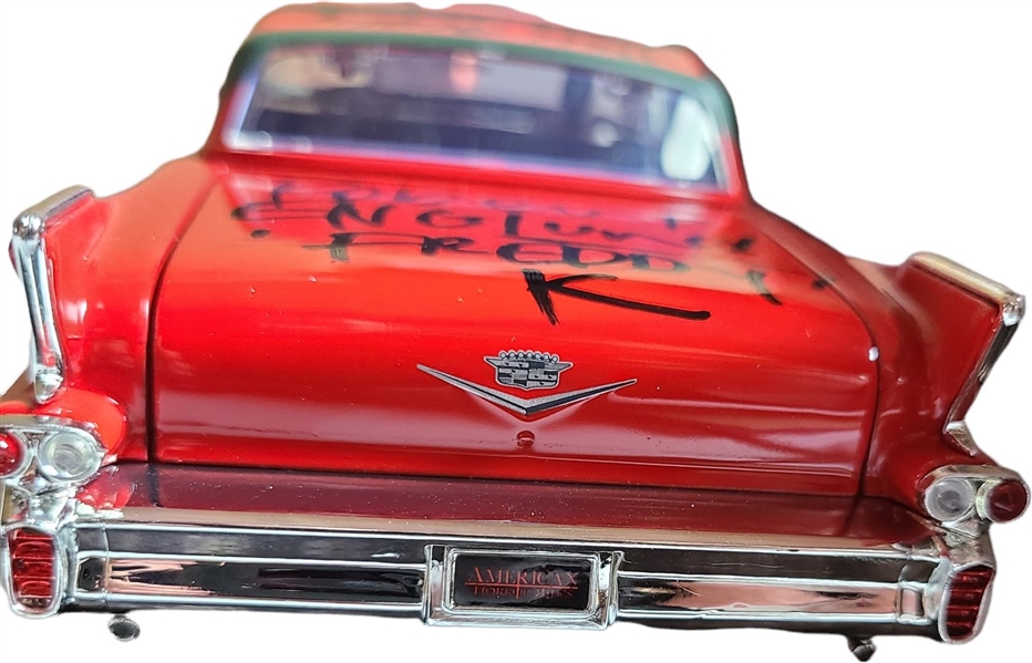 Freddy Krueger Cast Signed 1:24 Die-Cast 1958 Cadillac Car (Celebrity Authentics)