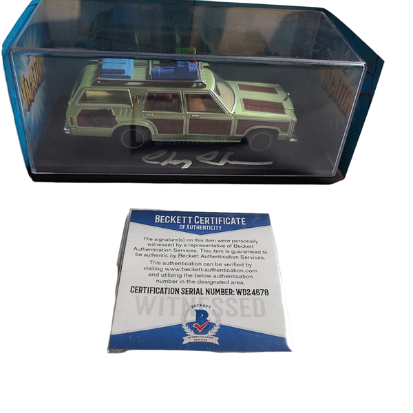 Chevy Chase Autographed Vacation Model Car (Beckett/BAS)