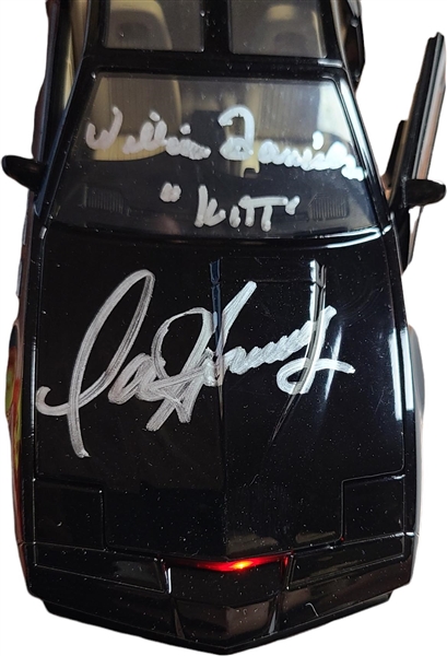 Knight Rider Autographed Kit Car w/ Hasselhoff & Daniels (BAS)