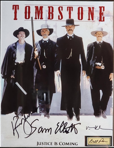 Tombstone Cast Signed 18 x 22 Framed Photo (Third Party Guaranteed)