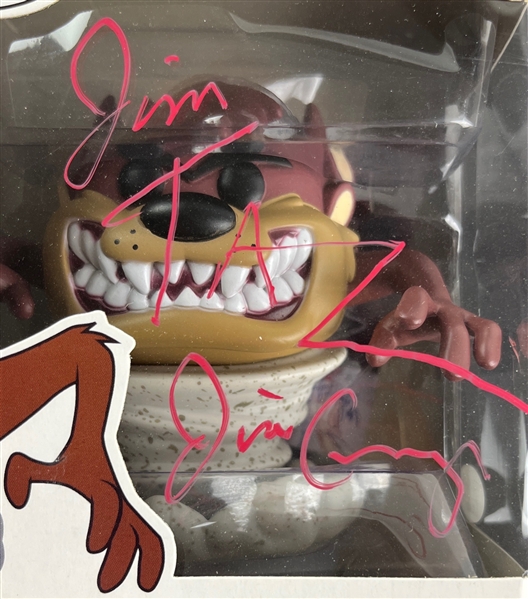 Jim Cummings Twice Signed Taz Looney Tunes Funko Pop (JSA)