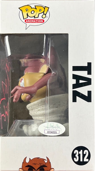 Jim Cummings Twice Signed Taz Looney Tunes Funko Pop (JSA)