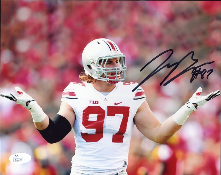 Joey Bosa Signed 8 x 10 Color Photo (JSA)