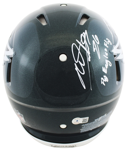Eagles Stars Multi Signed PROLINE Game Model Helmet with Hurts, Sanders & Brown (Beckett/BAS Witnessed)