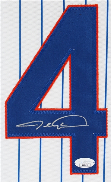 Jacob deGrom Signed NY Mets Jersey in Custom Framed Display (JSA COA)