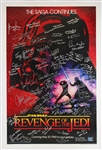 Star Wars Amazing Cast Signed Full Size 27" x 40" Poster for "Revenge (Return) of the Jedi"  with Ford, Hamill, Fisher, etc. (55 Sigs)(Beckett/BAS LOA)
