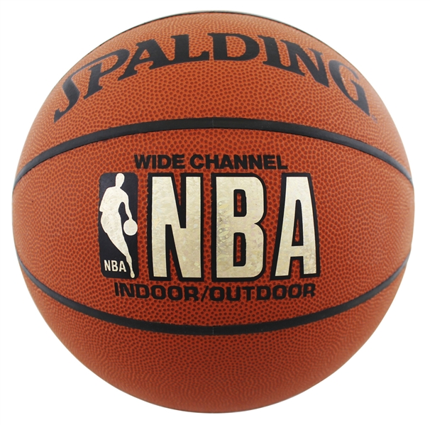 Wilt Chamberlain Signed Spalding NBA I/O Model Basketball (JSA & Beckett/BAS LOAs)
