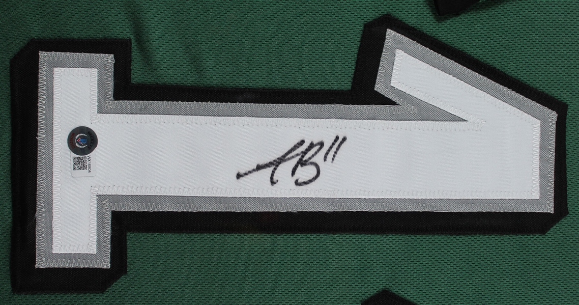 A.J. Brown Signed Eagles Jersey in Custom Framed Display (Beckett/BAS Witnessed)
