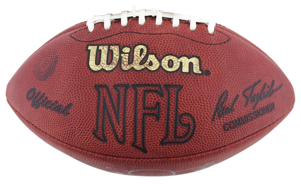 Emmitt Smith Game Used & Signed Career Rushing TD #149 from 10-6-2002 :: Cowboys vs. Giants (Beckett/BAS & Prova)