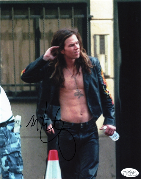 Mark Wahlberg Signed 8 x 10 Photo from 'Rock Star' (JSA Approval Sticker Only)