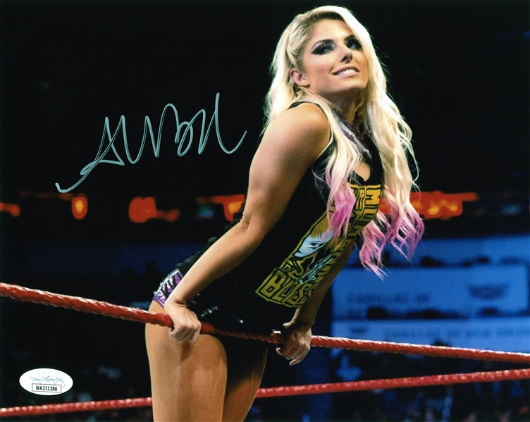 Alexa Bliss Signed 8 x 10 Color Photo (JSA)