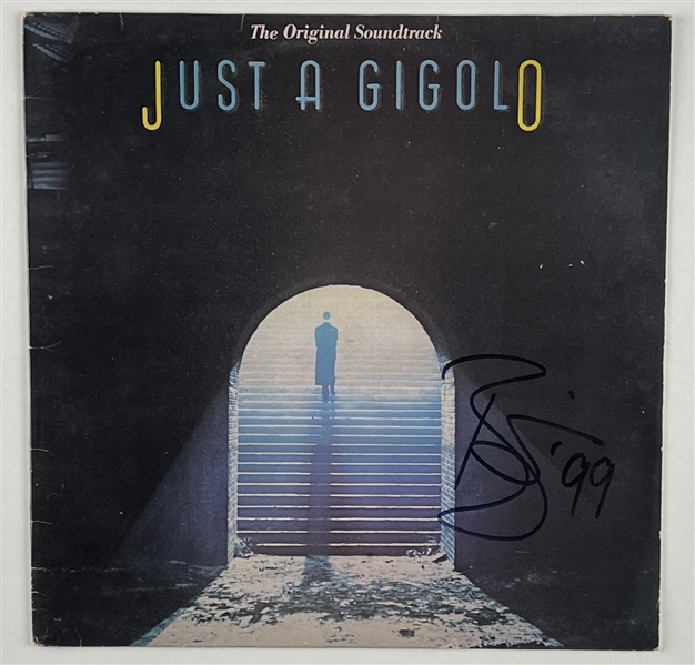 David Bowie 1999 Signed “Just a Gigolo” Album Record (Andy Peters Bowie Expert) 