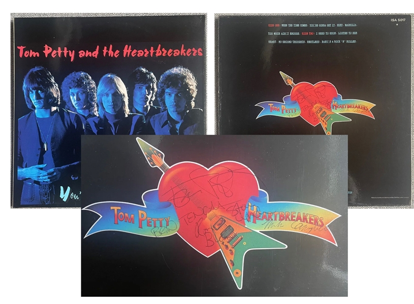 Tom Petty Fully Group Signed “You're Gonna Get It” Record Album (5 Sigs) (Third Party Guaranteed)