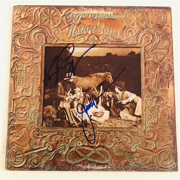 Loggins & Messina Signed Native Sons Album Record (John Brennan Collection) (Beckett Authentication)