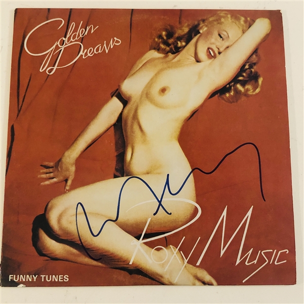 Roxy Music: Bryan Ferry Signed Golden Dreams Album Record (John Brennan Collection) (Beckett Authentication)