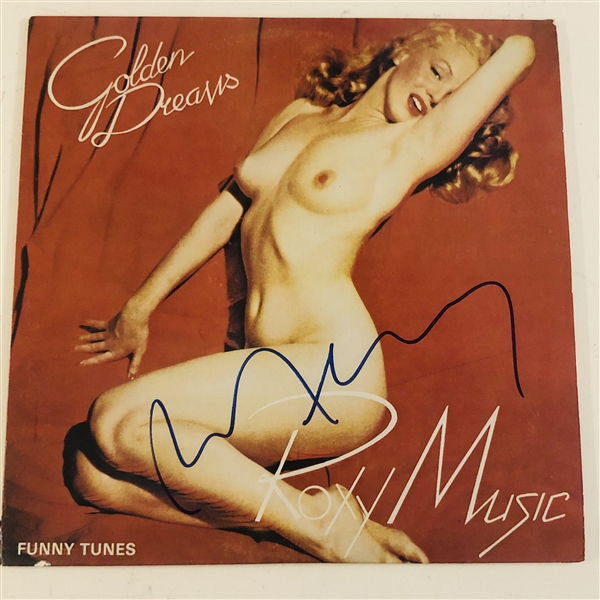 Roxy Music: Bryan Ferry Signed "Golden Dreams" Album Record (John Brennan Collection) (Beckett Authentication)