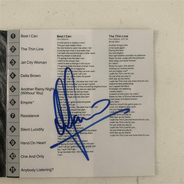 Queensryche Group Signed Autograph Empire Japan CD (5 Sigs) (John Brennan Collection) (JSA Authentication)
