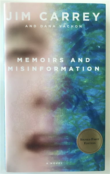 Jim Carrey Signed Book “Memoirs and Misinformation” (Third Party Guaranteed)