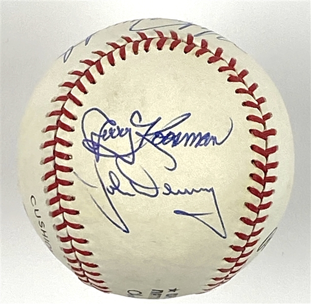 Philadelphia Phillies Multi-Signed Baseball (4 Sigs, Schmidt, Koosman, Stone & Denny) (Third Party Guaranteed) 