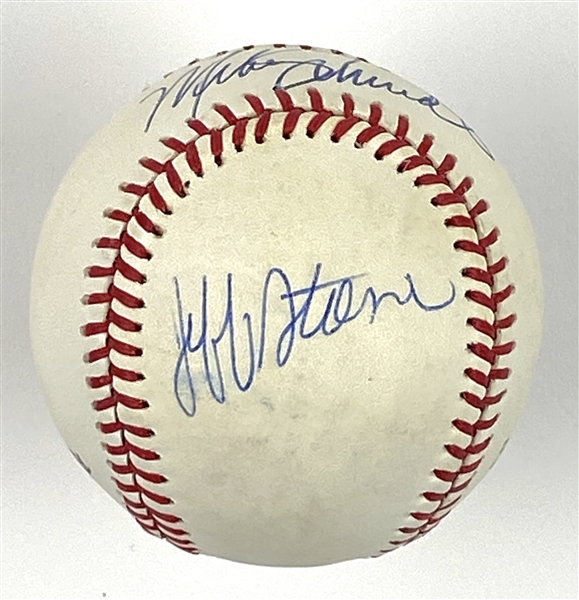 Philadelphia Phillies Multi-Signed Baseball (4 Sigs, Schmidt, Koosman, Stone & Denny) (Third Party Guaranteed) 