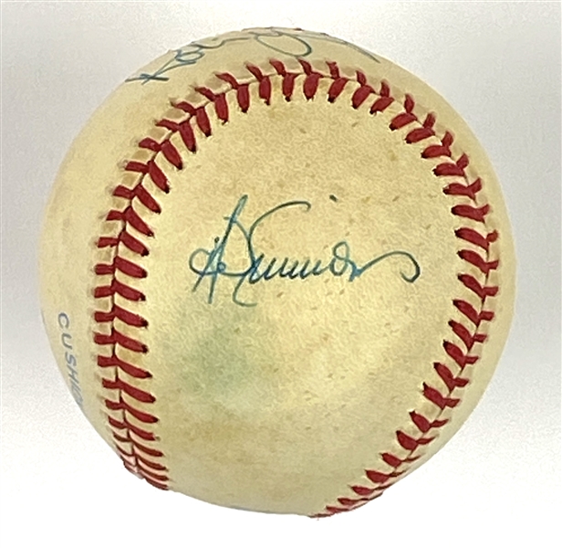 Milwaukee Brewers Multi-Signed Baseball (4 Sigs: Fingers, Cooper, Simmons & Yount) (Third Party Guaranteed) 