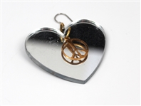 Prince’s Personally Owned & Worn 1988 “Sign of the Times” Mirror Heart Ear Ring (Henry Hakim LOA) 