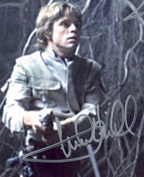 Star Wars: Mark Hamill w/ Quote & Dave Prowse Dual-Signed 10” x 8” Photo from “The Empire Strikes Back” (Third Party Guaranteed)