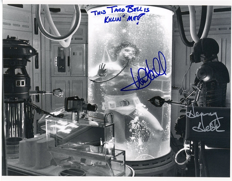 Star Wars: Mark Hamill w/ Quote Signed 10” x 8” Photo from “The Empire Strikes Back” (Third Party Guaranteed)