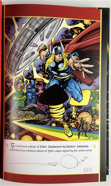Thor: Walter Simonson Limited-Edition Signed Book (Third Party Guaranteed)