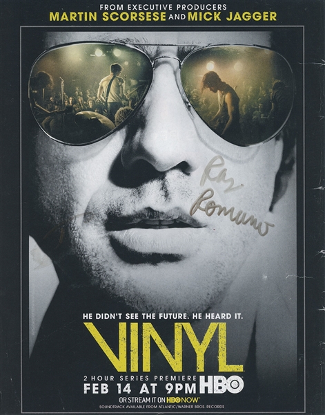 Ray Romano Signed “Vinyl” Magazine Ad (Third Party Guaranteed) 