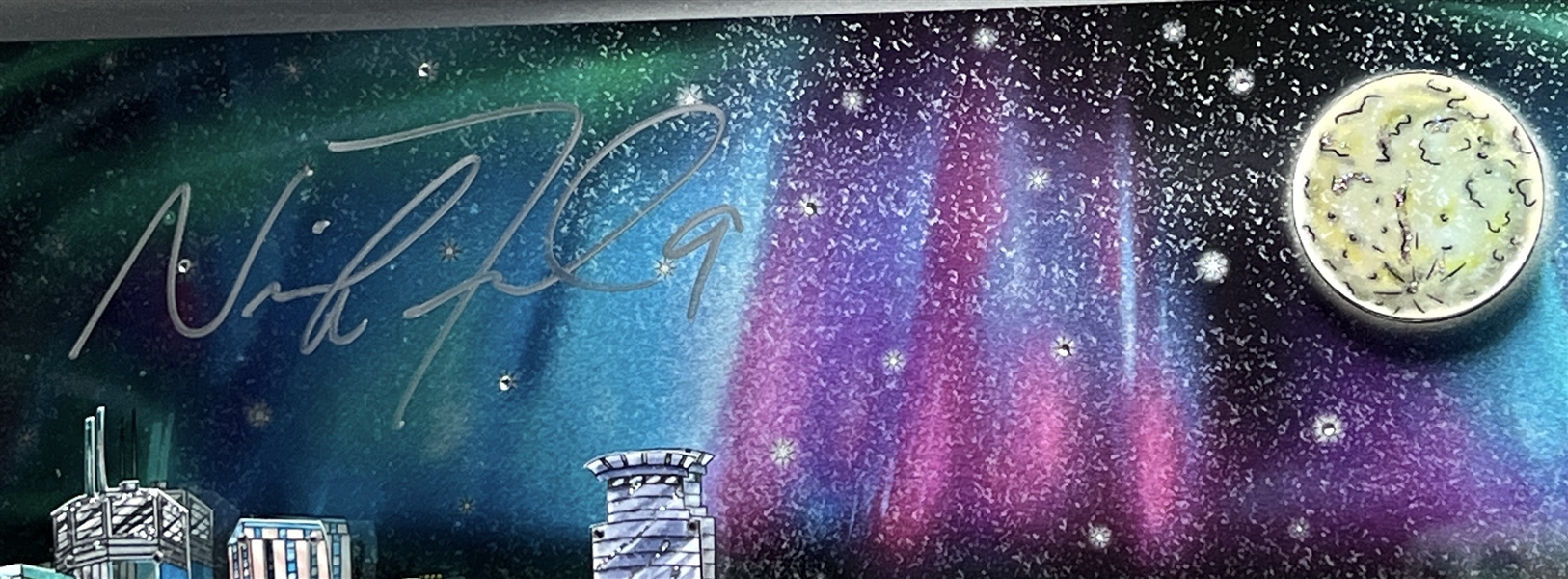 Charles Fazzino Limited-Edition Original Artwork Eagles “Super Bowl LII: Minneapolis” 13” x 16.25” Signed by Nick Foles & Artist (Third Party Guaranteed) 