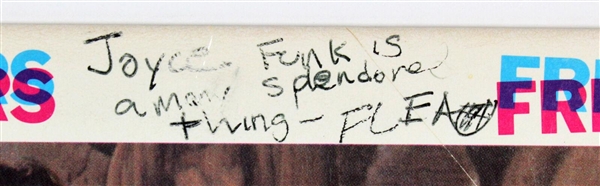 Red Hot Chili Peppers EARLY Signed Freaky Styley Album Cover w/ Complete Original Lineup incl. Ultra-Rare Slovak! (Beckett/BAS)