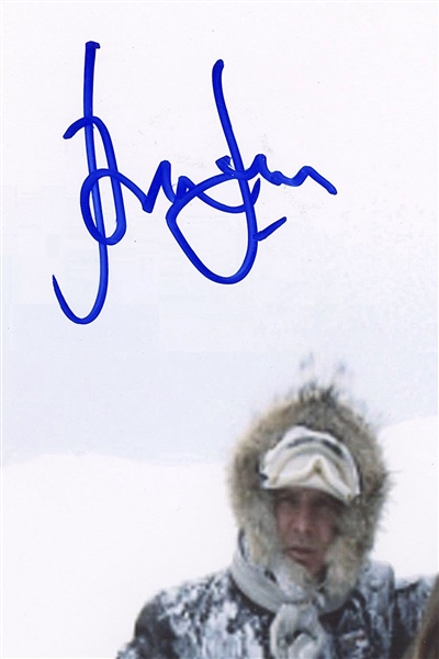 Star Wars: Fisher, Ford & Hamill Signed 10” x 8” Photo from “The Empire Strikes Back” (Third Party Guaranteed)