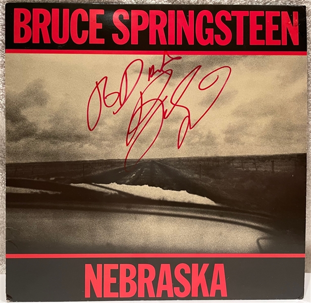 Bruce Springsteen Signed “Nebraska” 12 Vinyl (Third Party Guaranteed)