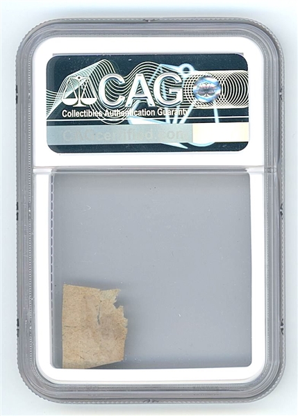 President Abraham Lincoln Death Room Wallpaper Piece (CAG Encapsulated) 