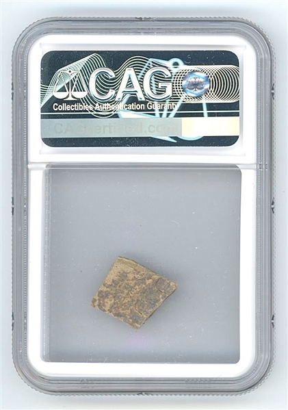 Napoleon Bonaparte Leather Pants Swatch Worn During His 1812 Flight From Moscow (CAG Encapsulated) 