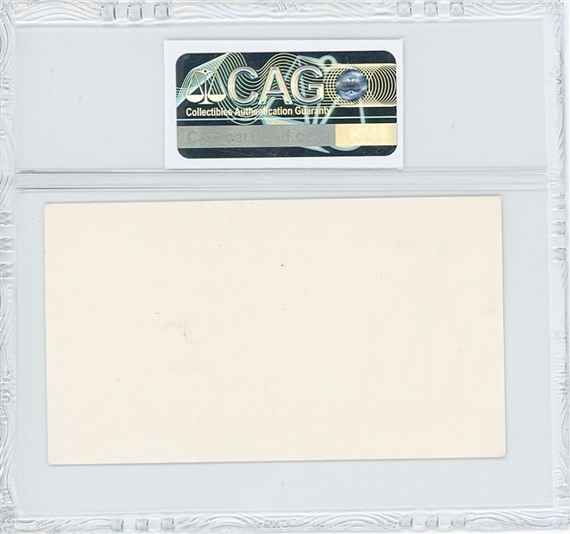 Michael Jordan Personal Business Card (CAG Encapsulated, Ex. Business Partner R. Everhart)