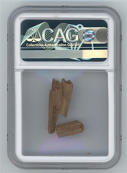 Wood Artifact From Walt Disney's First Hollywood Workshop (CAG Encapsulated) 