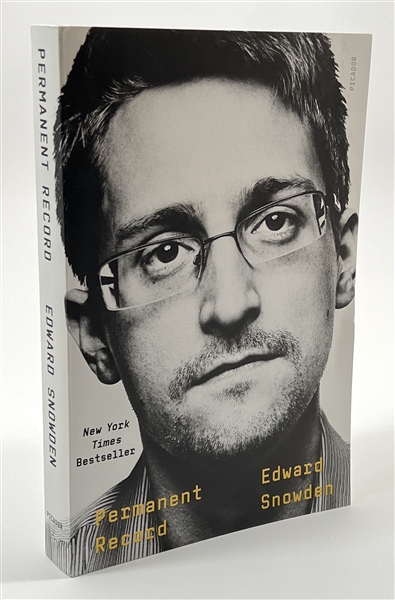 Edward Snowden Rare Signed “Permanent Record” Book (Third Party Guaranteed)