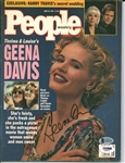 Geena Davis Signed PEOPLE Magazine dated 6/24/91 (Becket/BAS)