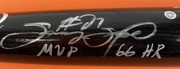 Sammy Sosa Signed & Inscribed Baseball Bat (PSA/DNA)