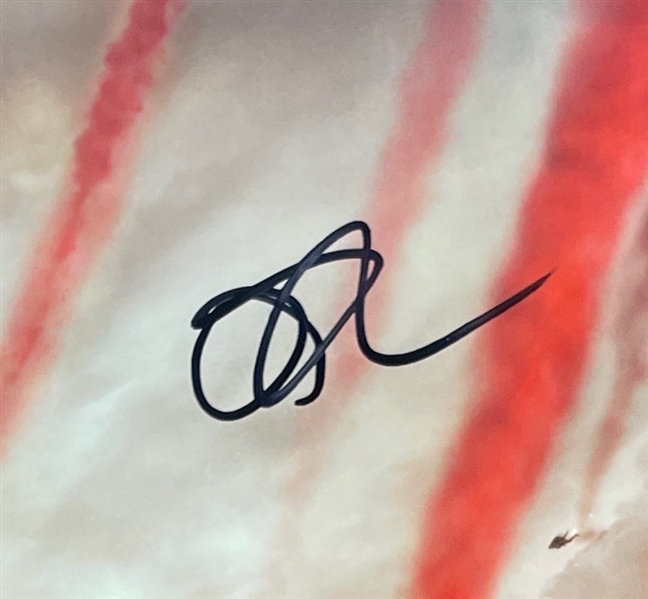Godzilla : Aaron Taylor-Johnson Signed Movie Poster in Custom Framing (PSA/DNA COA)