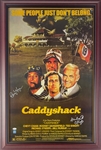 Caddyshack : Cindy Morgan & Michael OKeefe Signed Movie Poster (JSA COA)