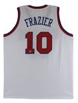 Walt Frazier Signed Knicks Home Style Jersey (Beckett/BAS Witnessed)